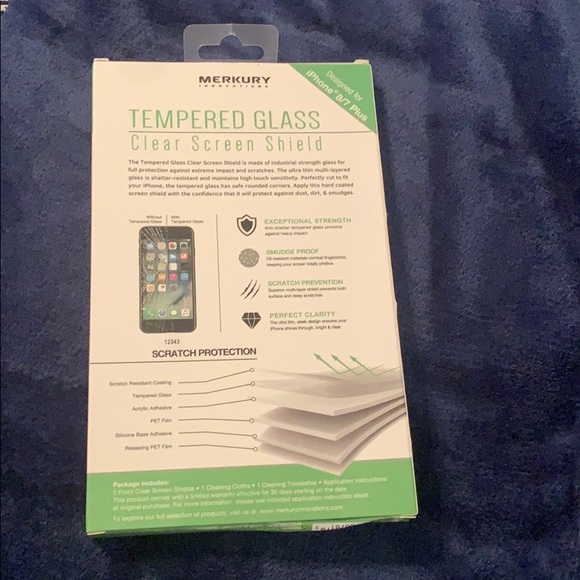 Tempered Glass Clear Screen Shield - Picture 2 of 2